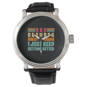 Reloj De Pulsera Citas de abuelo   Papá Gran Abuelo