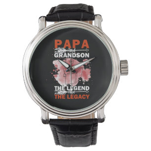 Reloj De Pulsera Citas de abuelo Papá y nieto