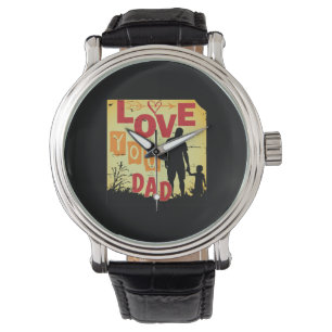 Reloj De Pulsera Citas de abuelo Te quiero papá