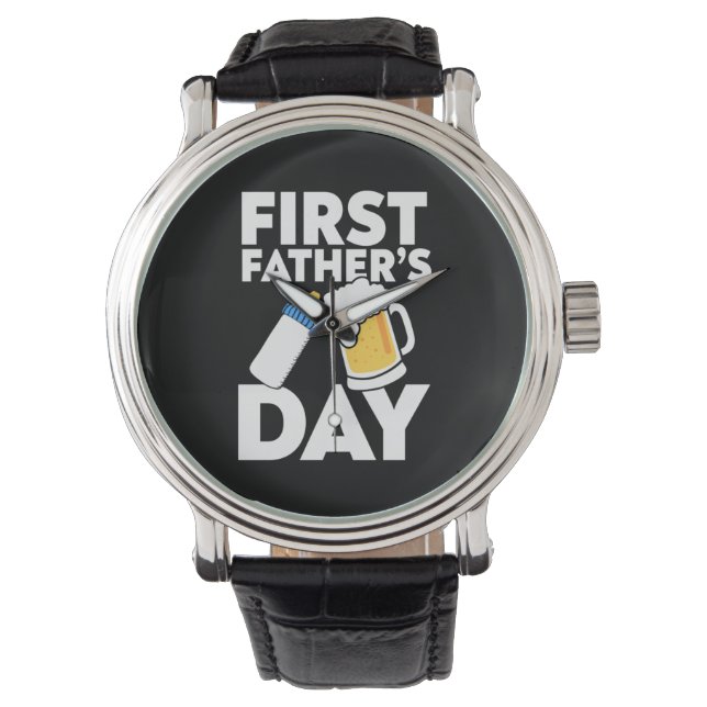 Reloj De Pulsera Citas del abuelo | Primer día del padre (Anverso)