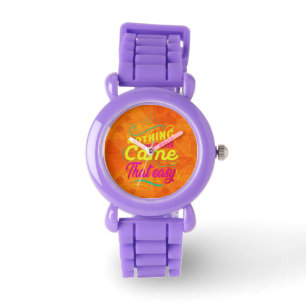 Reloj De Pulsera Citas positivas para niños