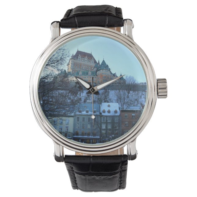 Reloj De Pulsera Ciudad Antigua de Quebec, Quebec, Canadá (Anverso)