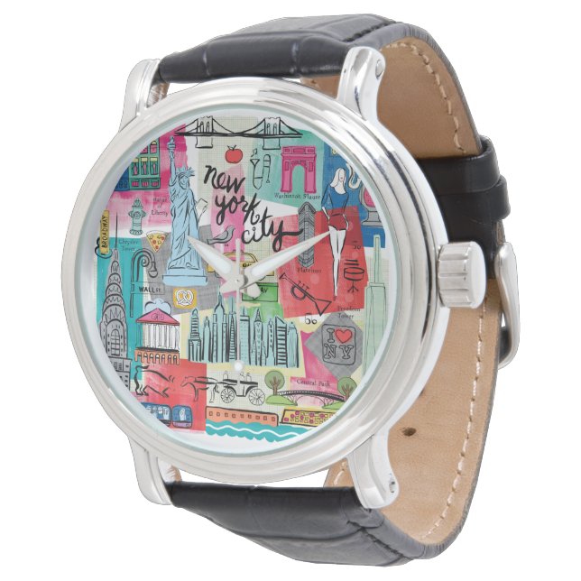 Reloj De Pulsera Ciudad de Nueva York (Angular)