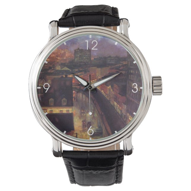 Reloj De Pulsera Ciudad de Nueva York de Greenwich Village (NYC) (Anverso)