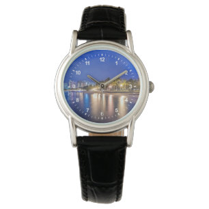 Reloj De Pulsera Ciudad de Waikiki al amanecer