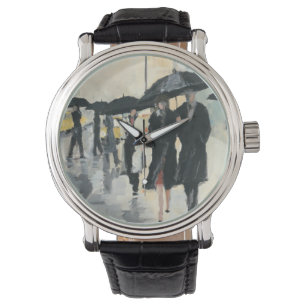 Reloj De Pulsera Ciudad en la lluvia
