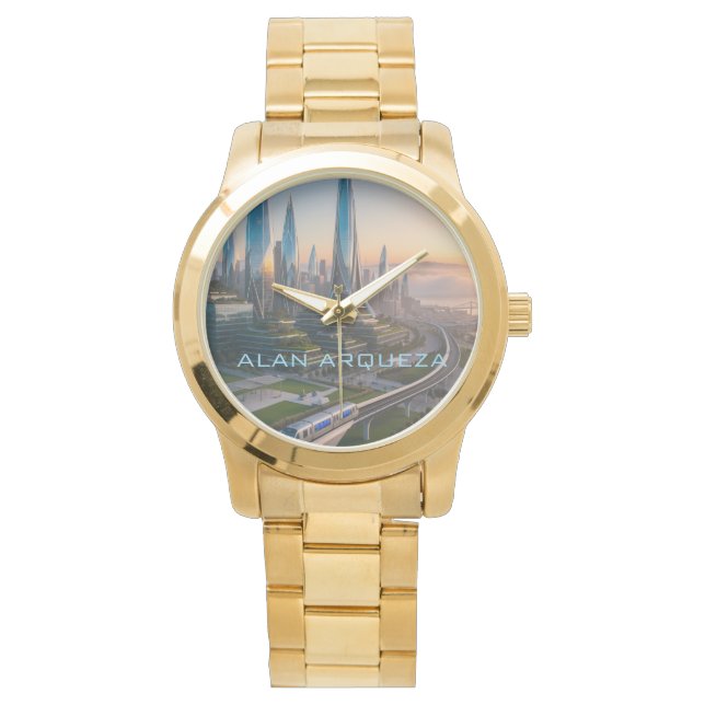 Reloj De Pulsera Ciudad futura San Francisco eWatch (Anverso)