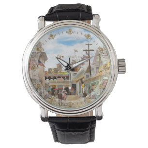 Reloj De Pulsera Ciudad - NY - La Gran Steeplechase 1903