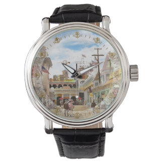 Reloj De Pulsera Ciudad - NY - La Gran Steeplechase 1903