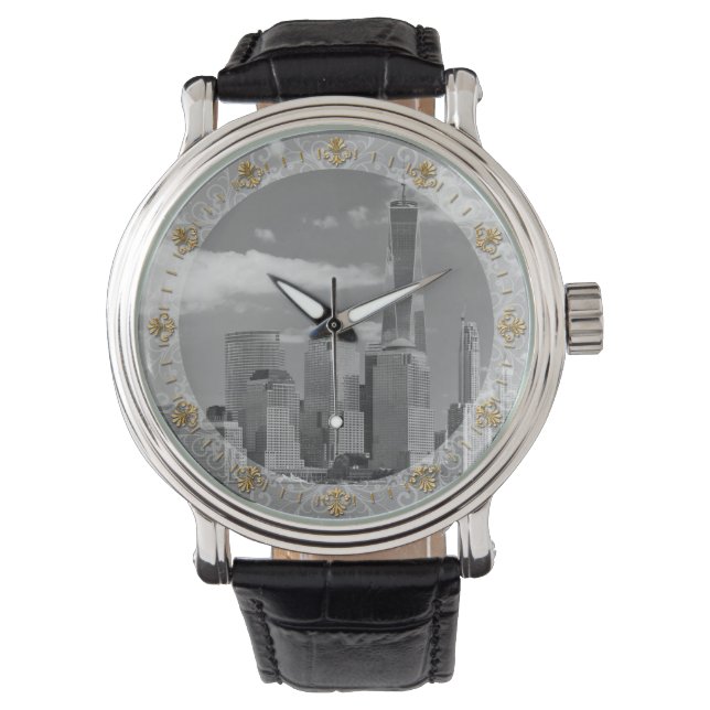 Reloj De Pulsera Ciudad - NY - Las sombras de una ciudad (Anverso)