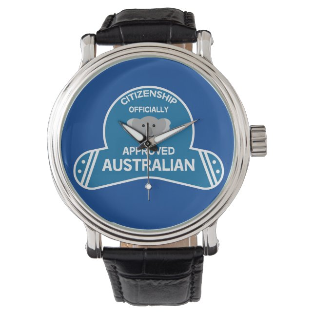 Reloj De Pulsera Ciudadanía australiana | Ciudadano australiano con (Anverso)