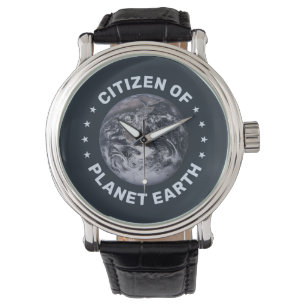 Reloj De Pulsera Ciudadano de Planet Earth Watch