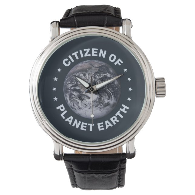 Reloj De Pulsera Ciudadano de Planet Earth Watch (Anverso)