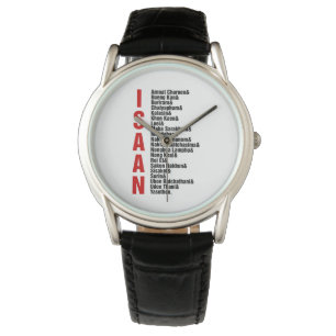 Reloj De Pulsera Ciudades de Isaán, Tailandia