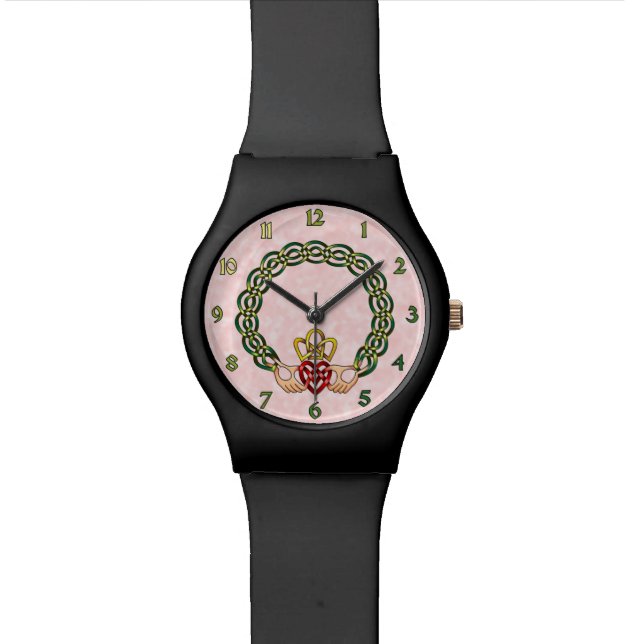 Reloj De Pulsera Claddagh (De cerca)