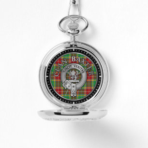 Reloj De Pulsera Clan Baxter Escudo y Tartán