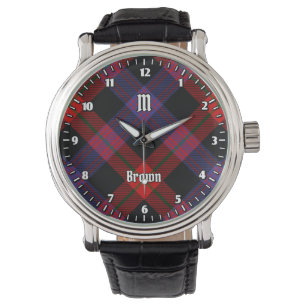 Reloj De Pulsera Clan Brown Tartan