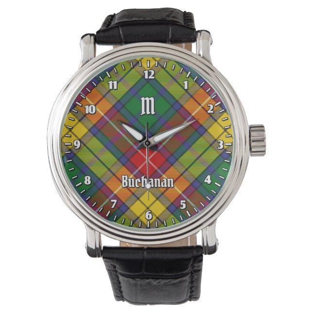 Reloj De Pulsera Clan Buchanan Tartan (Anverso)