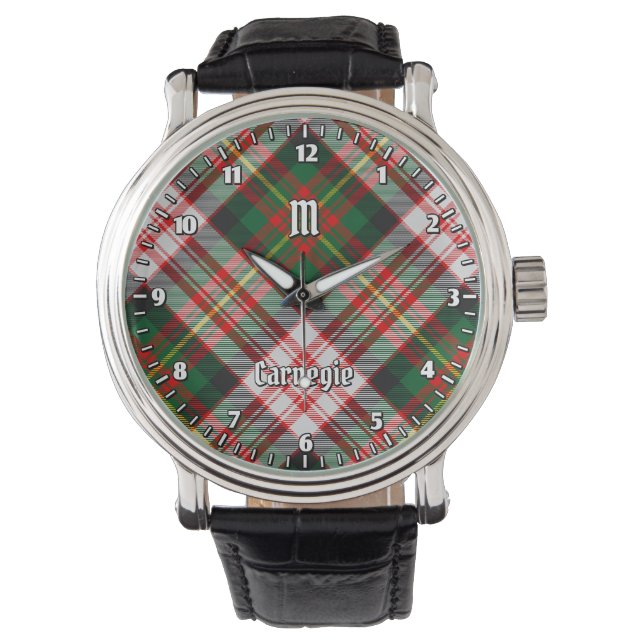 Reloj De Pulsera Clan Carnegie Dress Tartan (Anverso)
