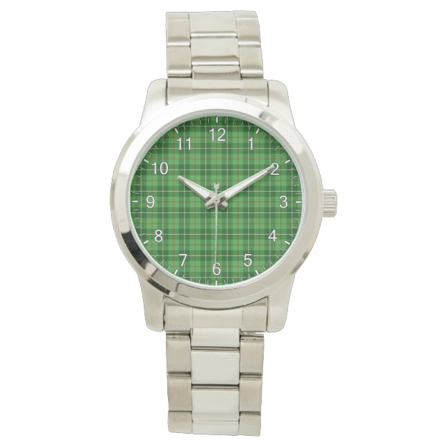 Reloj De Pulsera Clan Clan Blane Tartan Plaid Gift (Anverso)