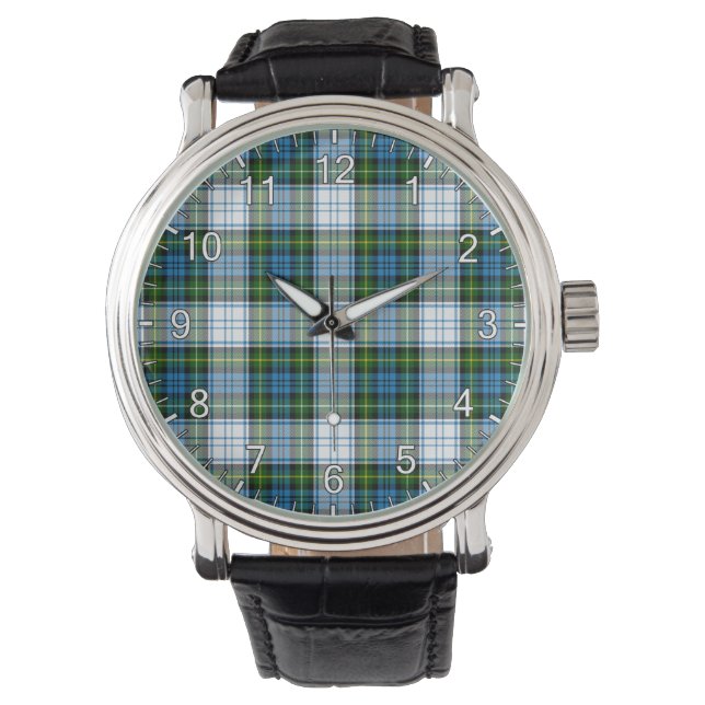 Reloj De Pulsera Clan Clan Campbell Vestida Tartan Plaid (Anverso)