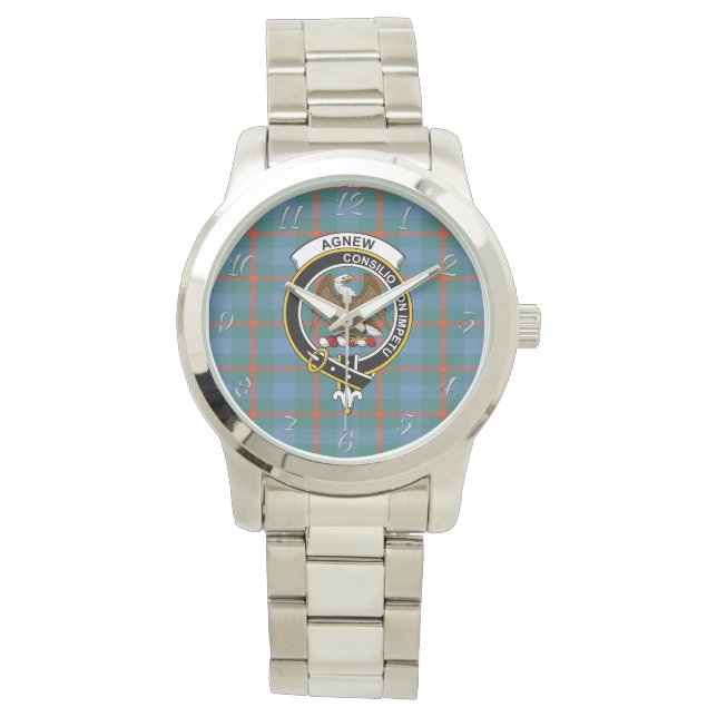 Reloj De Pulsera Clan Clan Clan Antiguo Tartán Plaid G (Anverso)