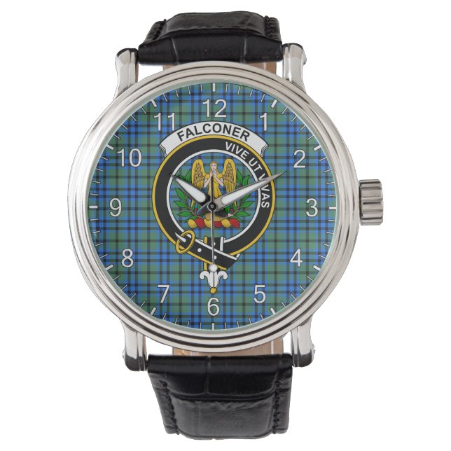 Reloj De Pulsera Clan Clan Clan Clásico Intemporánea Falconer Tarta (Anverso)