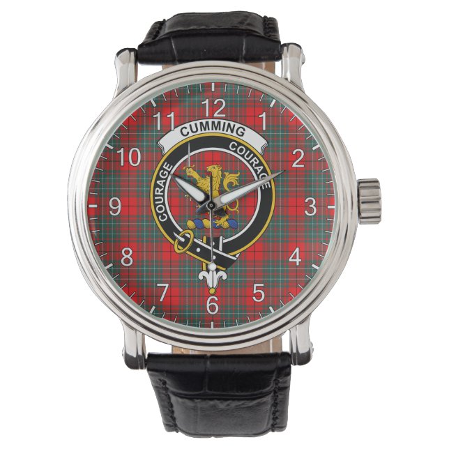 Reloj De Pulsera Clan Clan Clásico Intemporánea Cumming Tartán Insi (Anverso)