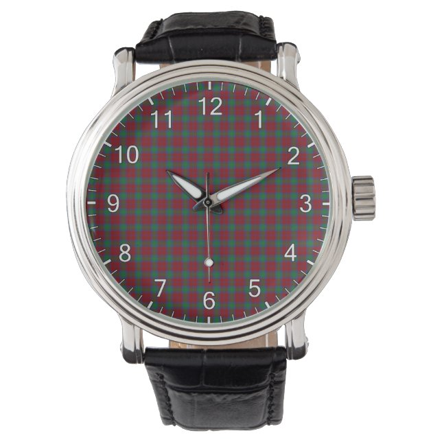 Reloj De Pulsera Clan Clan Clásico Timeless Fotheringham Tartan Pla (Anverso)