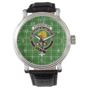 Reloj De Pulsera Clan Clan Forrester Caza Tartán Malo