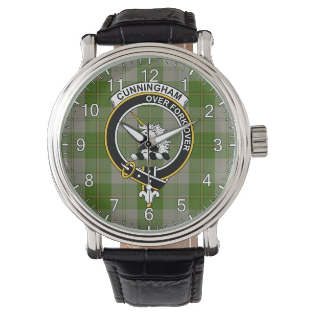 Reloj De Pulsera Clan Clan Timeless Cunningham Dress Green Tarta (Anverso)