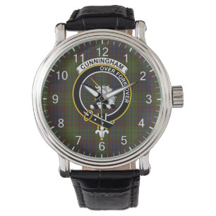 Reloj De Pulsera Clan Clásico Cunningham Hunting Tartan Ba