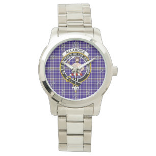 Reloj De Pulsera Clan clásico de la época Allardice Tartan Plaid Gi
