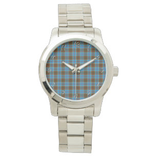 Reloj De Pulsera Clan clásico de la época Anderson Plaid Tartan Gif