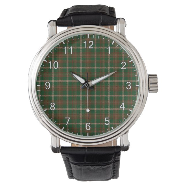 Reloj De Pulsera Clan clásico de la época Copeland Tartan Plaid Gif (Anverso)