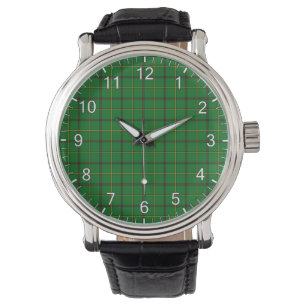Reloj De Pulsera Clan clásico de la época Don Tartan Plaid Gift Wat