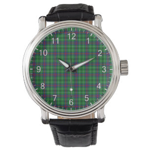 Reloj De Pulsera Clan clásico de la época Duncan Tartan Plaid Gift 