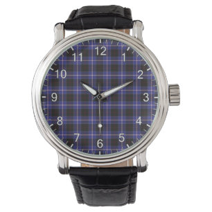 Reloj De Pulsera Clan clásico de la época Dunlop Tartan Plaid Gift
