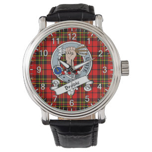 Reloj De Pulsera Clan clásico de tiempo libre Brodie Red Tartan