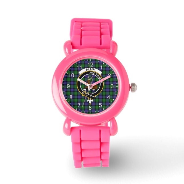 Reloj De Pulsera Clan Clásico De Tiempos Inmediatos Blair Insignia  (Anverso)
