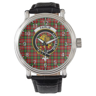 Reloj De Pulsera Clan Clásico De Tiempos Inmediatos Fairlie Tartan 