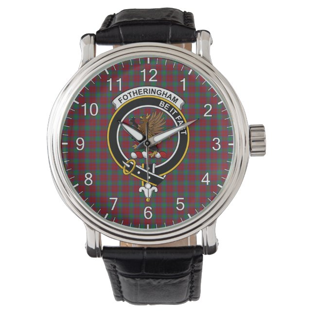 Reloj De Pulsera Clan Clásico De Tiempos Inmediatos Fotheringham Ta (Anverso)