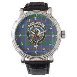 Reloj De Pulsera Clan clásico eterno Edmonstone Tartan