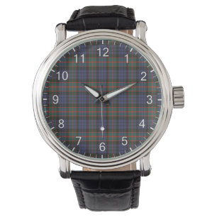 Reloj De Pulsera Clan Clásico Incansable Fletcher De Dunans Tartan 