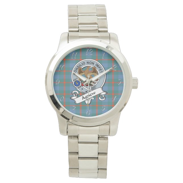 Reloj De Pulsera Clan clásico inmaduro agnew Old Tartán Pla (Anverso)