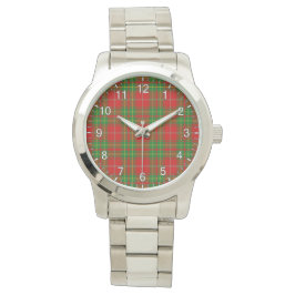 Reloj De Pulsera Clan clásico inmaduro Burnett Antiguo Tartán Plaid