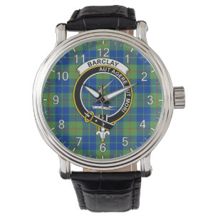 Reloj De Pulsera Clan clásico inmoralidad Barclay Hunting Tartán Ba
