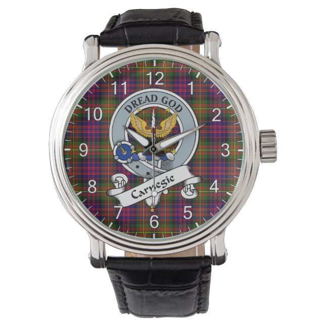 Reloj De Pulsera Clan Clásico Intemporáneo Carnegie Insignia Modern (Anverso)
