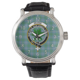 Reloj De Pulsera Clan Clásico Intemporáneo Irvine Tartan Badartan P