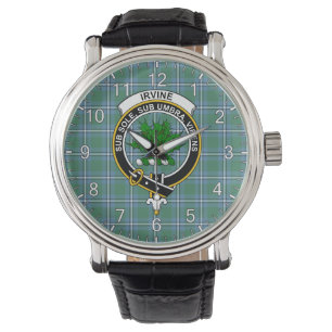 Reloj De Pulsera Clan Clásico Intemporáneo Irvine Tartan Badartan P